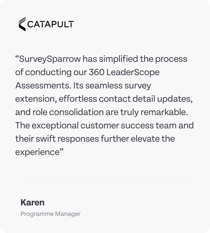 User testimonial