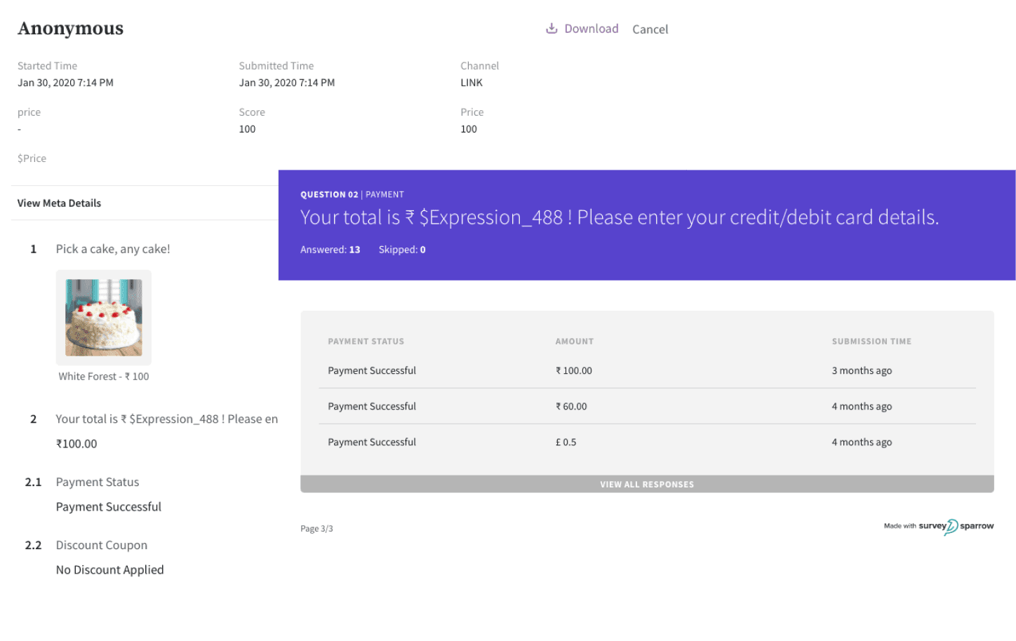 Track your order and payment status easily.