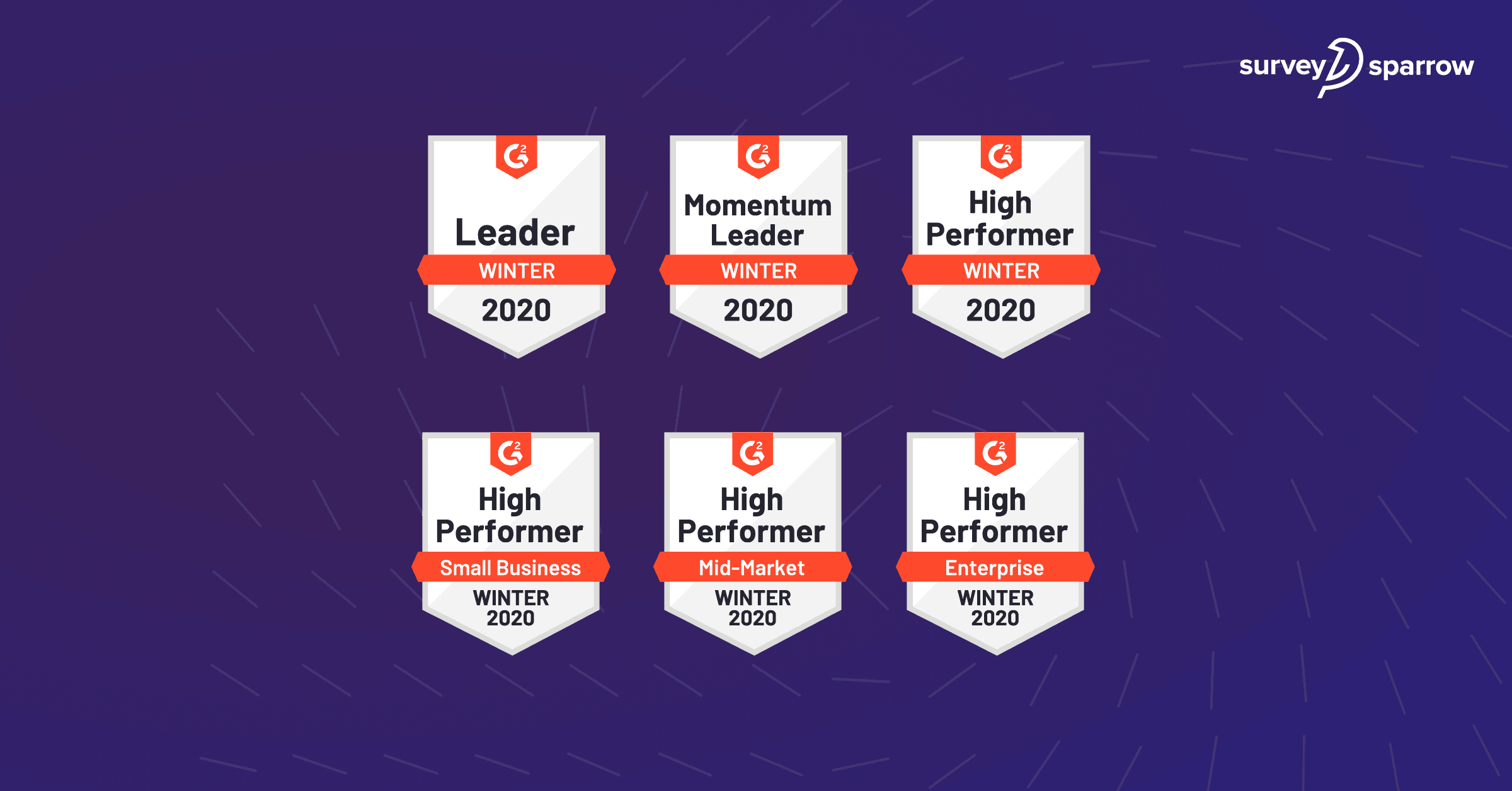 SurveySparrow Named Leader of Winter 2020 in G2 Crowd Grid!