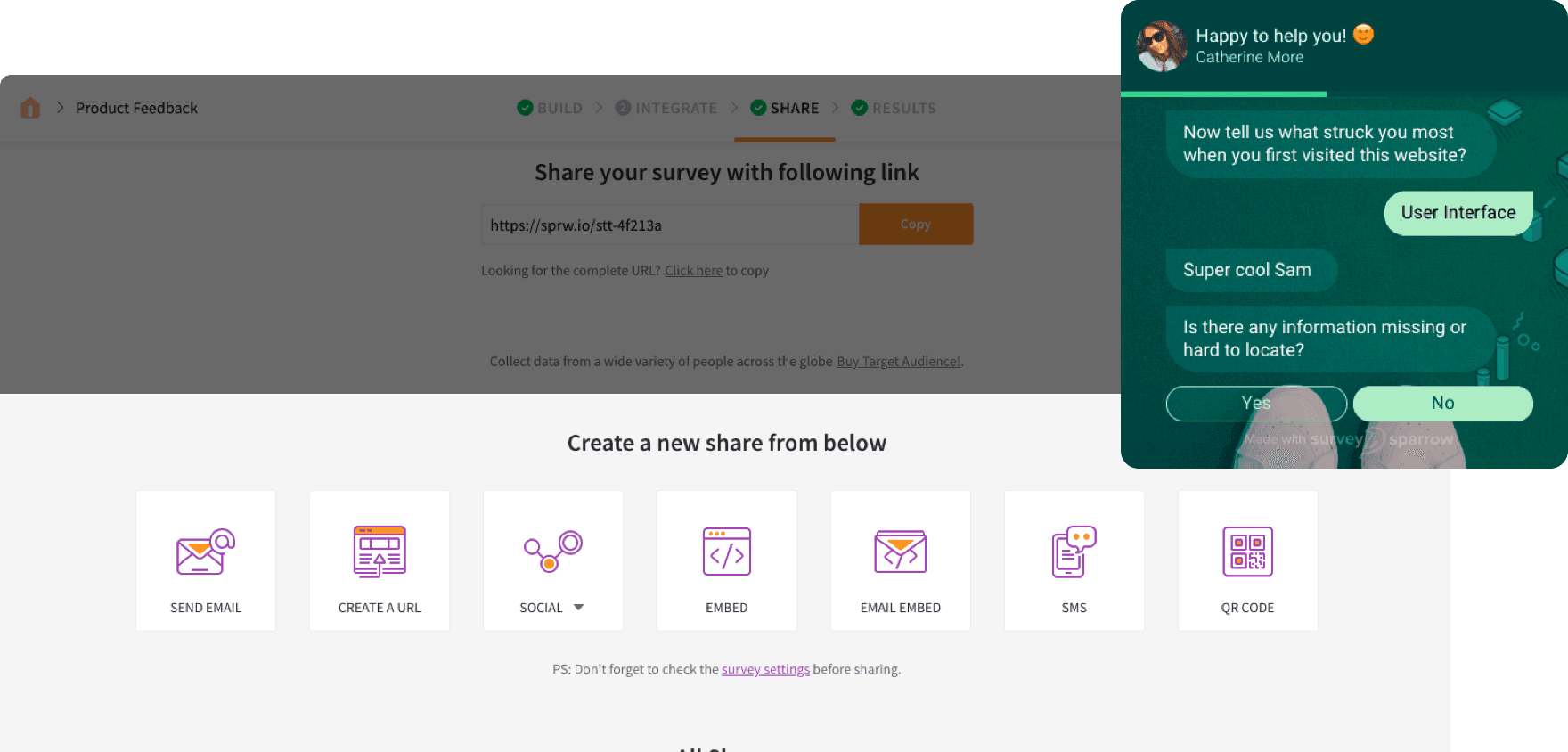 Step 3: Share