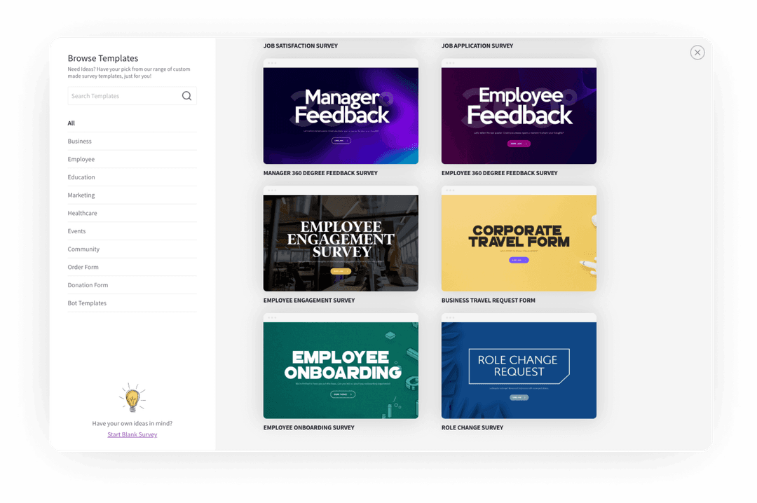 Custom-Made Templates Use our custom made templates or build one from scratch and get started in no time.