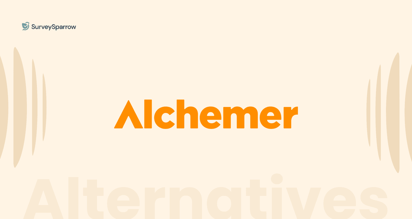 12 Best Alchemer Alternatives in 2026 (Ranked & Compared) 12 Best Alchemer Alternatives in 2026 (Ranked & Compared)